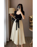 2024 New Style Fashion Women Summer High-end Dress Skirt Pink Two-piece Suit